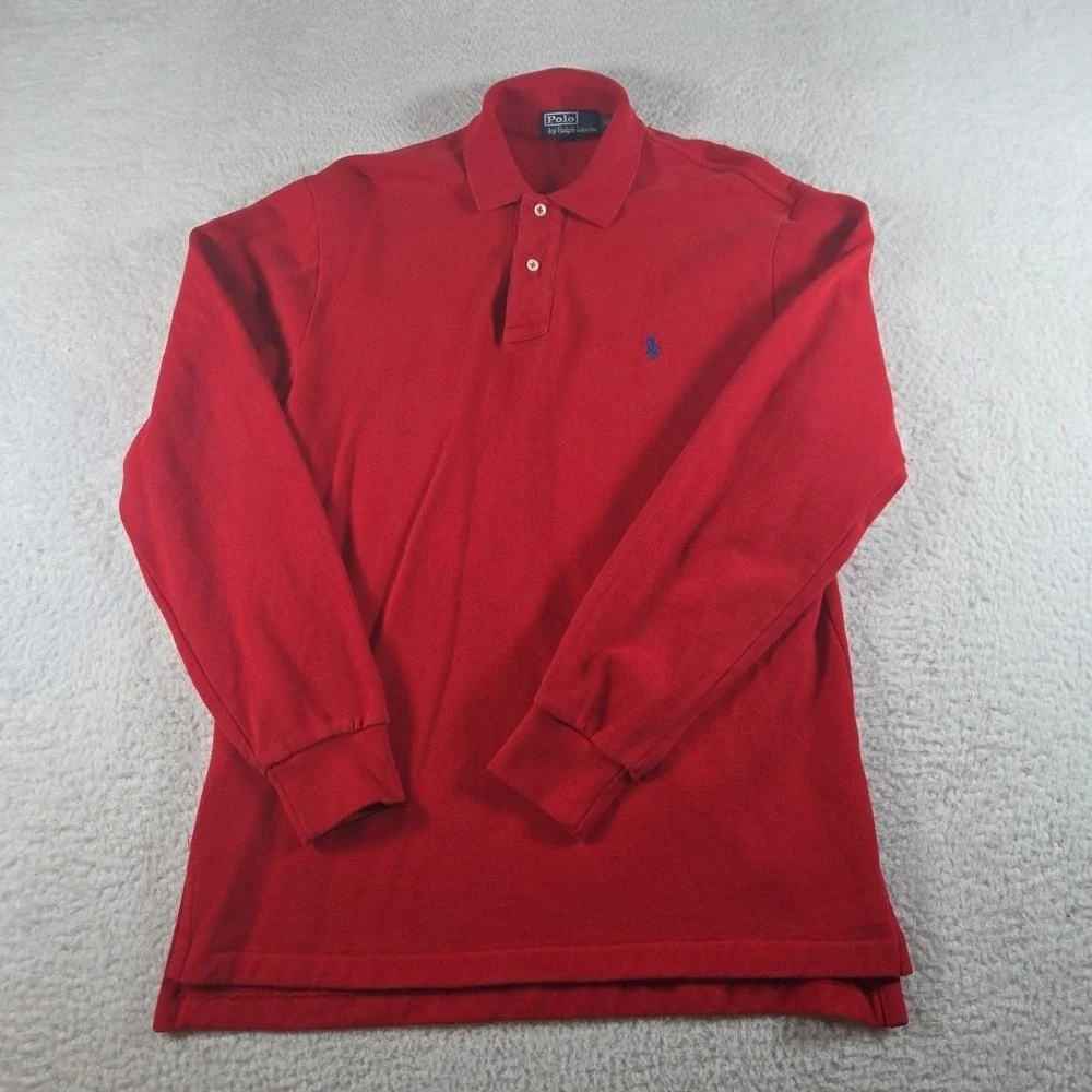 Vintage Polo Ralph Lauren Rugby Style Sweatshirt Long Sleeve Size Medium‎